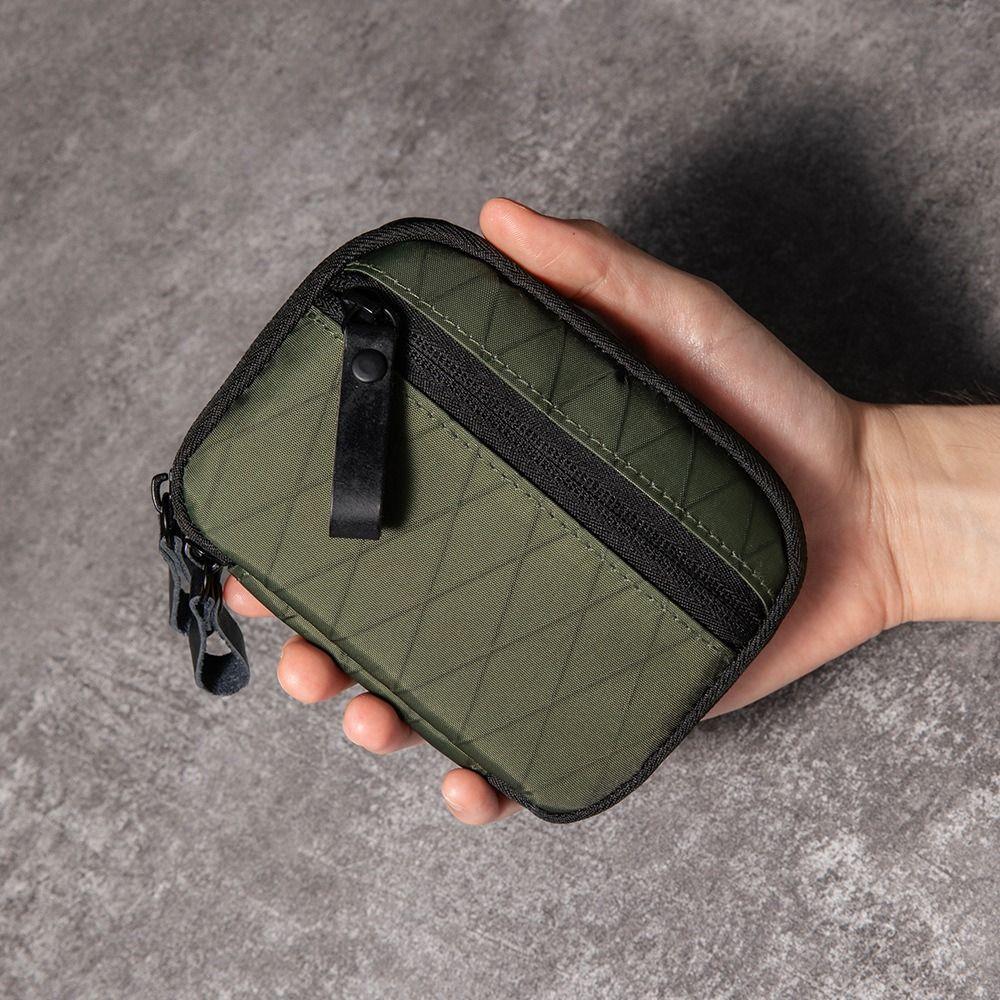 Waterproof EDC Pocket Organizer Nylon Material Tool Storage Bag EDC Wallet Pouch  Outdoor Cycling