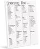 Inkdotpot Magnetic Grocery List Notepad Grocery Shopping List Blank, Portable Size 6 X 9 Inches - 54 Page Weekly Grocery Shopping