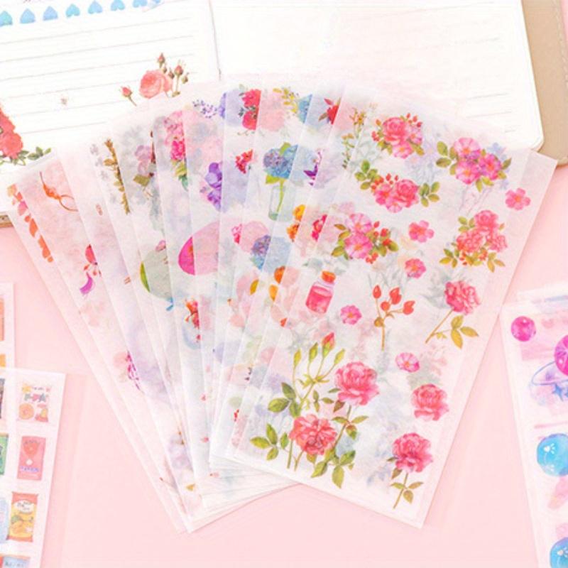 1 комплект романтических наклеек с изображением вишни для скрапбукинга-для художественных ремесел, заметок для детей, девочек, DIY-планировщик, дорожный журнал, карточки с алфавитом