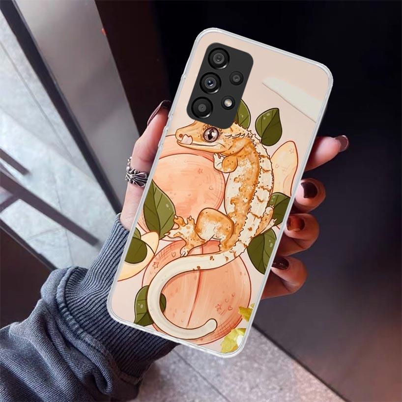 Lizards Geckos Phone Case For Samsung Galaxy A17 A57 A37 A16 A26 A36 A56 A15 A25 A35 A55 A14 A13 A54 A53 A34 A24 A33 A23 Galaxy