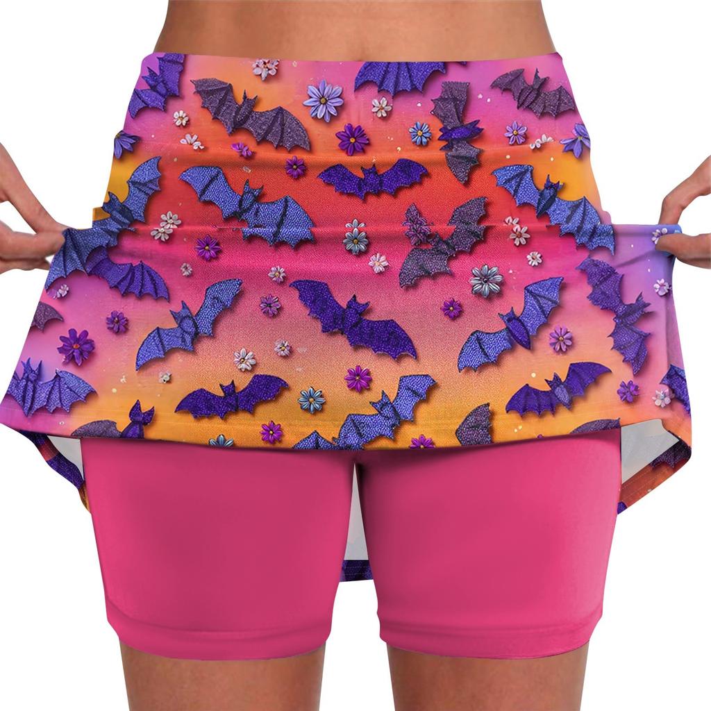 Эластичные брюки-кюлоты для йоги для женщин, спортивные шорты с принтом, легкие узкие бегуны с высокой талией