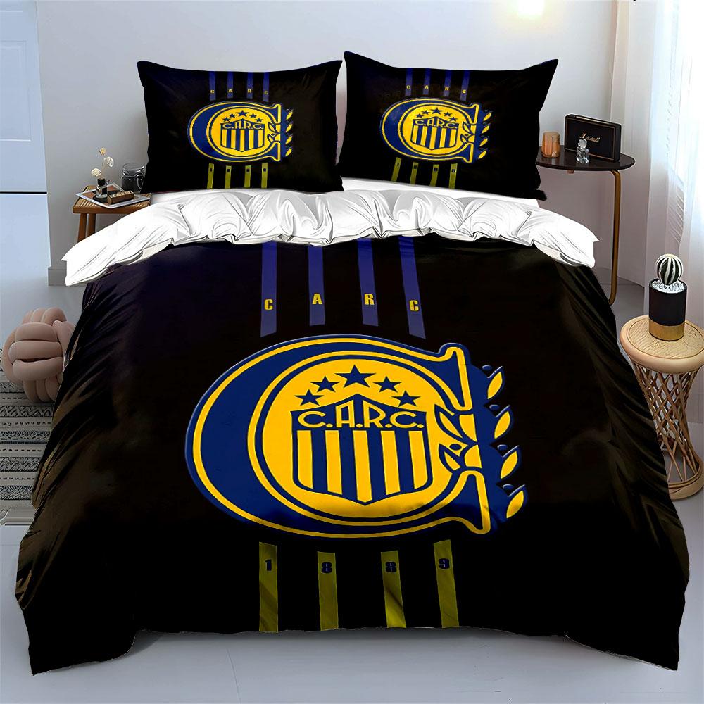 "Blue Gold Shield Bedding Set" Bedding Duvet Cover Set Duvet Cover Pillowcases (1 * Duvet Cover 2 * Pillowcases, without duvet insert)