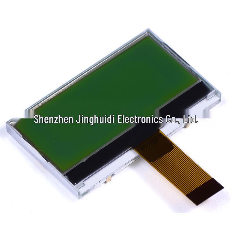 Желто-зеленый STN дисплей 128x64 точки, матричный, JHD12864-G293BSG-Y
