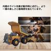Мини-погрузчик на радиоуправлении в масштабе 1:64, полнопропорциональный мини-транспорт на радиоуправлении 2.4G со скоростью 10 км/ч, с пультом управления, крюком для груза, вилами и поддоном (Самосвал)