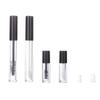 2/5/8/10Pcs Empty Mascara Tubes Makeup Packaging Cosmetic Sample Container Refillable Plastic Bottle with Eyelash Brushes Stick