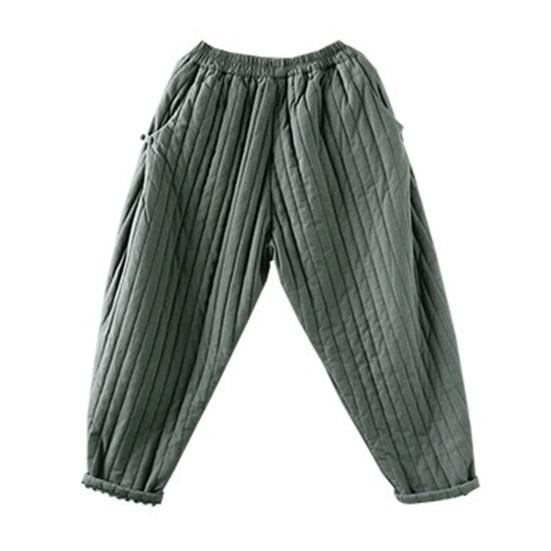 Женские повседневные брюки, эластичные, с высокой талией, свободный крой, утолщенные спортивные брюки с карманами, однотонные повседневные брюки