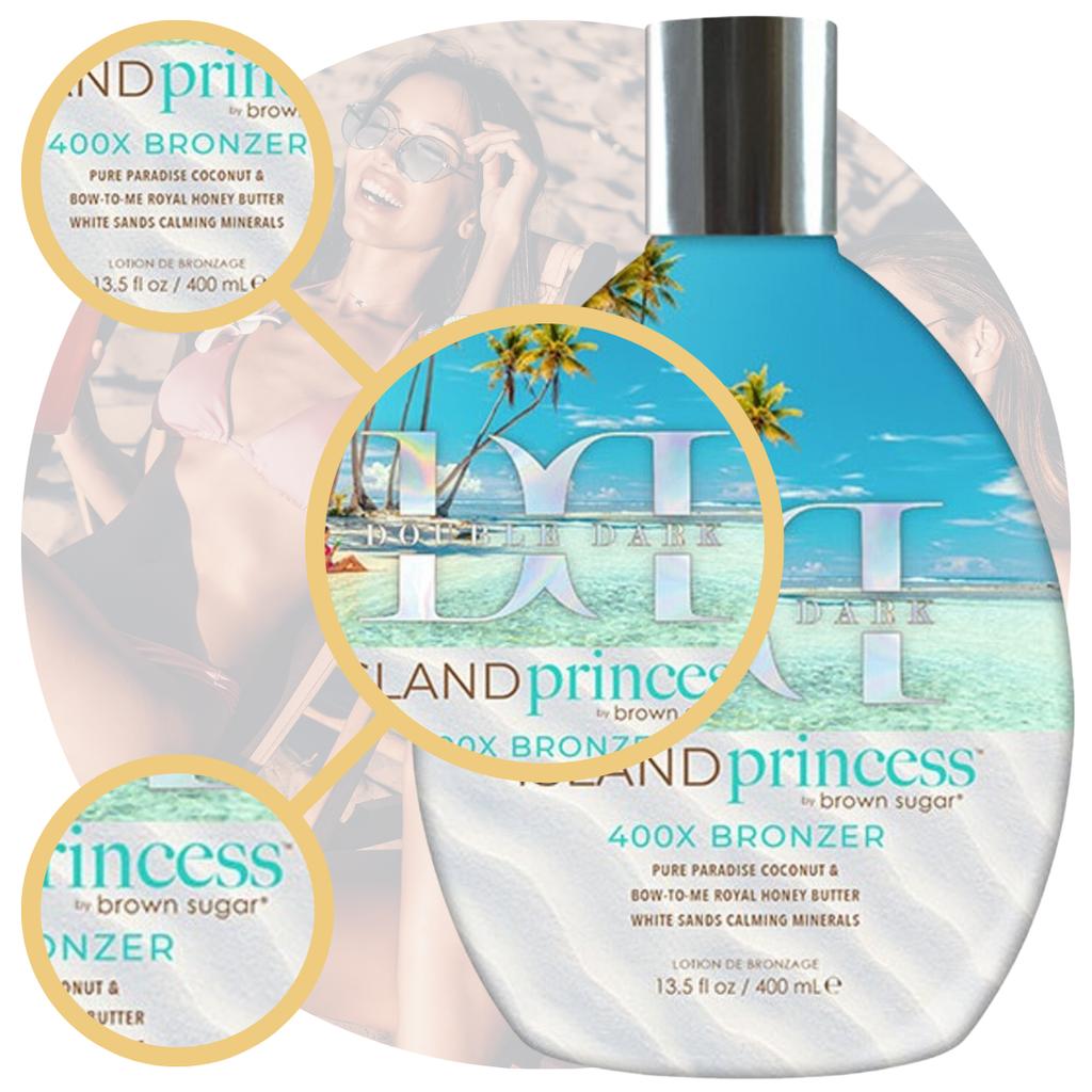 Бронзатор Brown Sugar Double Dark Island Princess 400 мл