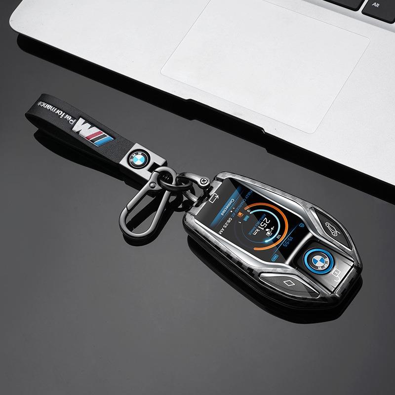 BAGG9 Car Sticker Alloy New TPU Car Key Case Cover Shell Keychain For BMW 5 7 Series G11 G12 G30 G31 G32 I8 I12 I15 G01 G02 G05 G07 X3
