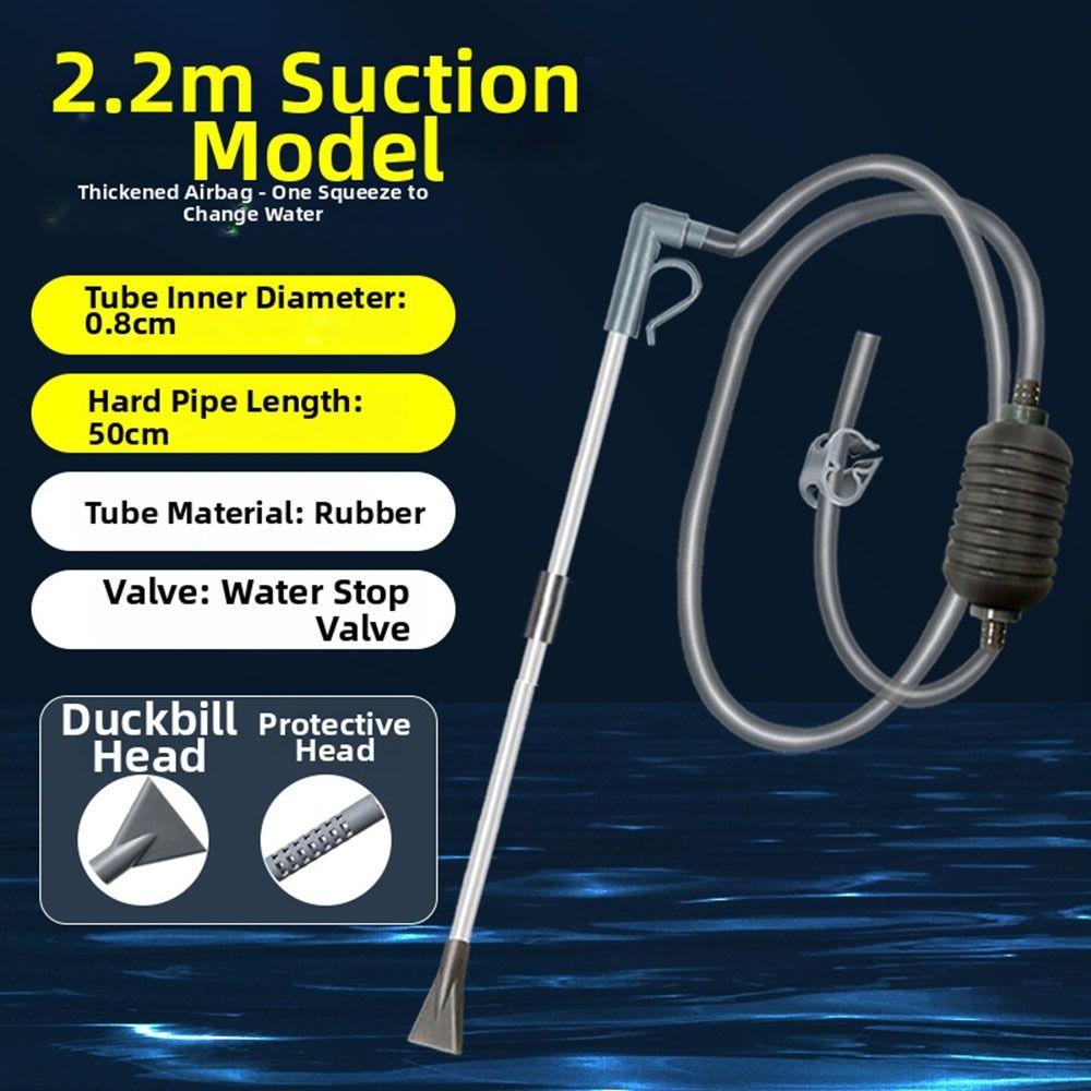 1Pcs Extension Tube Fish Tank Siphon Vacuum  for Large Fish Tank Gravel Sand Cleaning