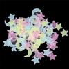 100 Stars Moon Storage Fluorescent Luminous Stickers Bedroom Decoration Kids Toy