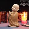 Creative Shaolin Monk Meditation Ornament - Perfect for Home or Car Decor