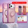 Прозрачный чехол TORRAS для iPhone 17 Pro Max с подставкой, матовая задняя крышка для iPhone 17 Pro Max