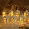 10 LED Lights Christmas LED String Lamp Waterproof Wood House LED String  Garden Party