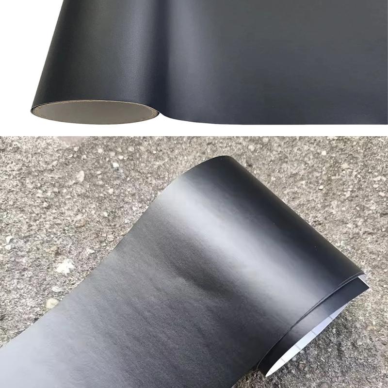 1Pc 10*100cm Car Body Stickers,Matte Glossy Black Protective Film,Car Body Sticker Wrapping Foil,Decorative Sticker Accessories