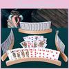 Wooden Card Holder Poker Rack With Extended Design For Card Enthusiasts