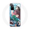 Case - Maniacase - Redmi Note 11 5G - Tanjiro and Nezuko - Flexible - Anime