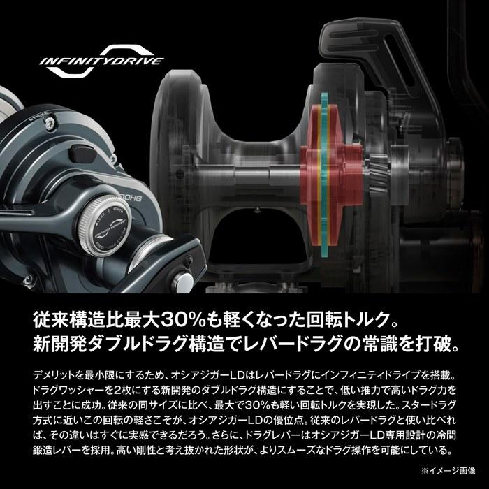 Shimano Ocean Jigger LD 2500MG Black