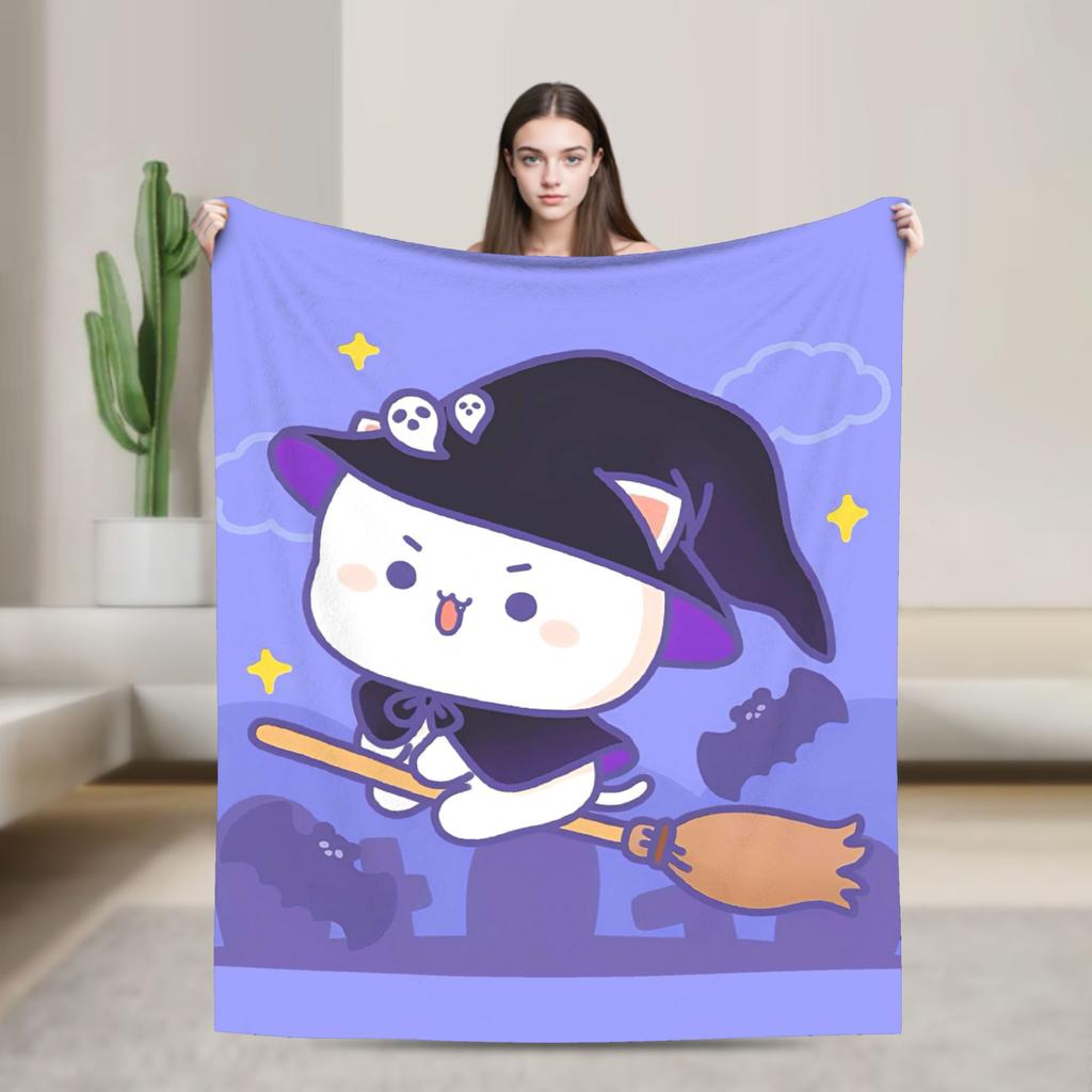 Bubu Dudu Halloween Super Soft Blanket Children Plush Bedding Throws Fashion Couch Bed Flannel Bedspread Sofa Bed Cover
