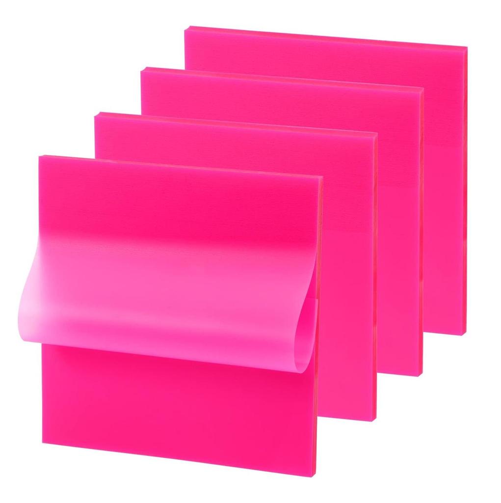 Transparent Sticky Notes for Exam Prep: Strong Adhesion, Cross-Border Annotation, Info Reminder, 3x3in (7.5x7.5cm) Memo Pads