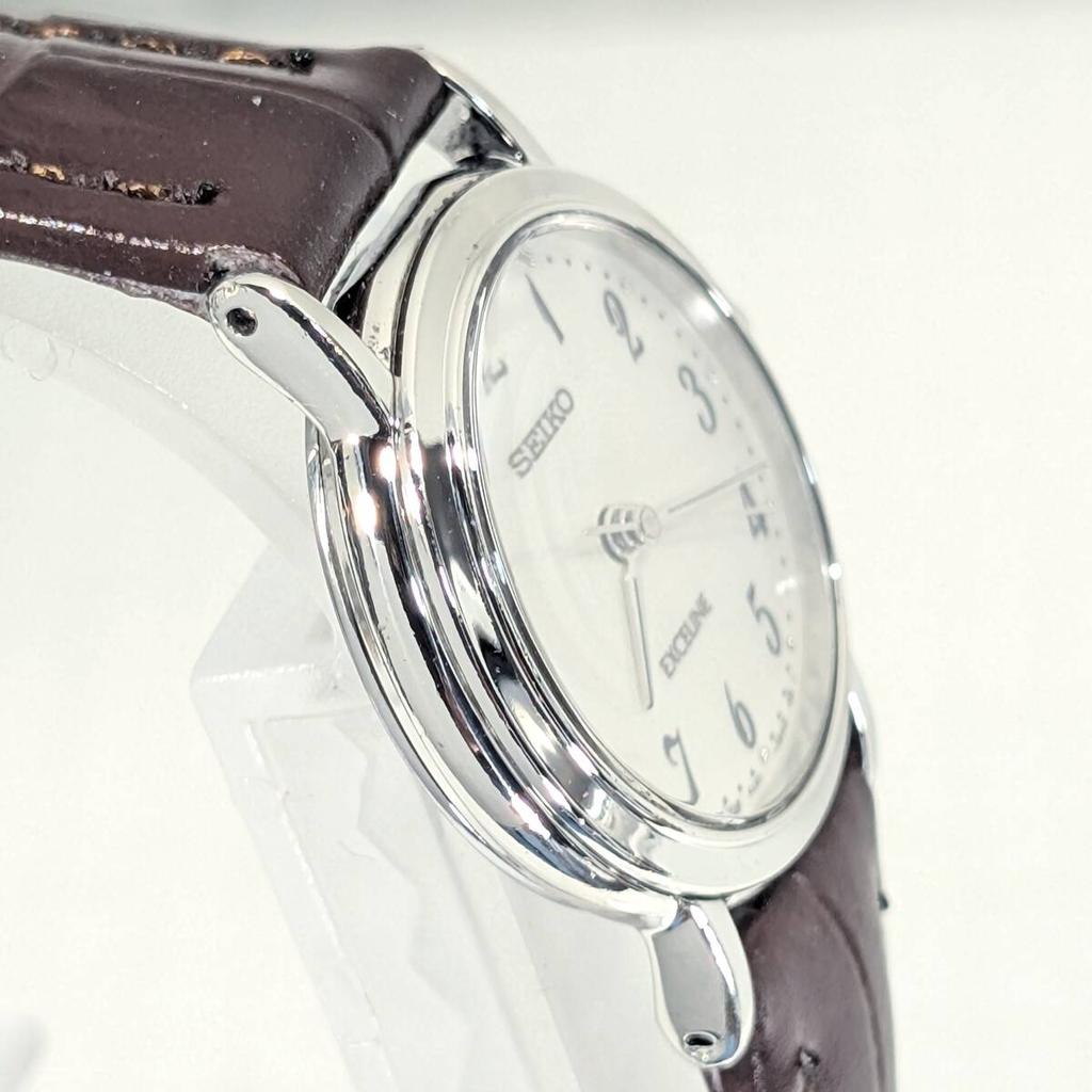 SEIKO Excelline Женские часы на батарейке с ремешком, Заменены, Состояние, O-29