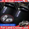 Для 2024 2025 Land Cruiser 250 Prado LC250 First Edition 1958 Лампа подсветки дверей Модификация Аксессуары для улучшения интерьера