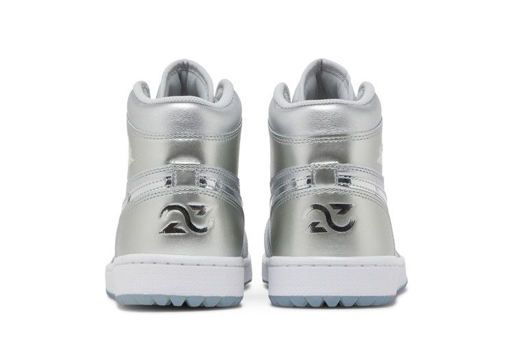 Мужские кроссовки Nike Jordan 1 High Golf Набор для подарка Металлический серебристый/Металлический серебристый/Фотоновый пыльный/Белый