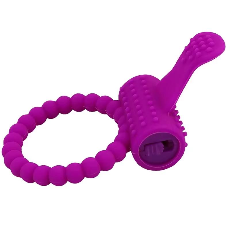 Vibrator Elastic Rabbit Penis Cock Ring Clitoral Stimulator For Delay Ejaculation Couple Erotic Sex Toy