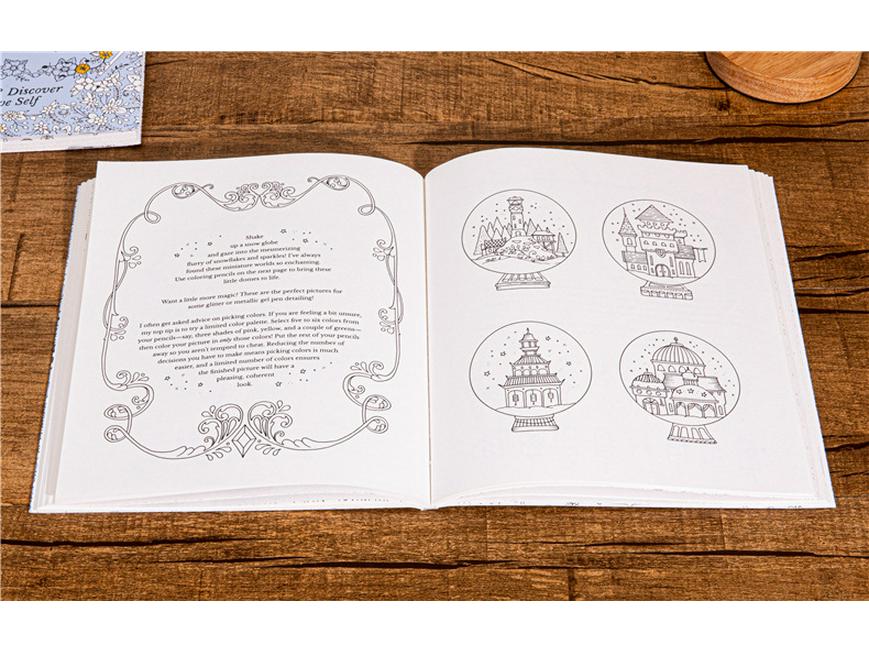 30 дней креативности: Английская раскраска для взрослых для снятия стресса