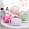 Candy Color Cotton Cosmetic Storage Bag - Large Capacity & High-end