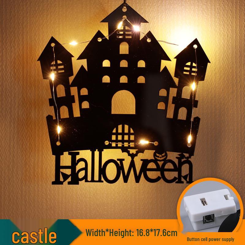 Halloween LED Spider & Bat 3D Wall Stickers - Luminous Ghost Festival Party Lights