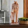 Resin Love Family Couple Showpiece for Home Decor Showpiece & Perfect for Home Shelves Decor Showpiece Golden, 15L X 10W X 19H Centimeters