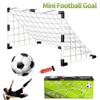 Складные футбольные ворота с насосом для мяча Футбольные ворота спортивная игрушка Устойчивые к погодным условиям складные футбольные ворота для детей
