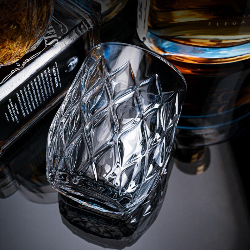 290 мл/310 мл бокалы для вина резные стаканы для виски стакан для сока бутылка для воды премиум-класса европейская классика хрустальное стекло бытовая посуда для напитков