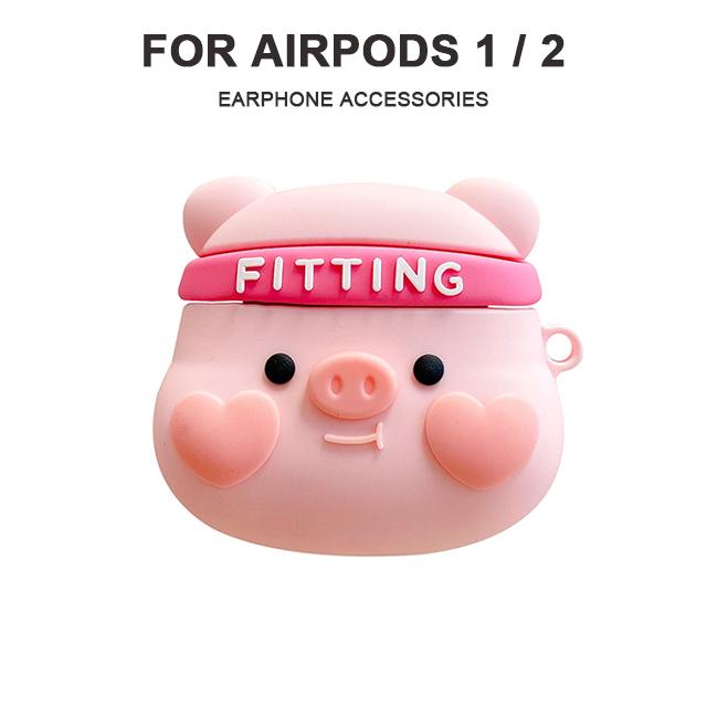 Милый 3D силиконовый чехол для наушников Airpods 1 2 3, милые коробки для хранения Airpods Pro, мягкий защитный чехол для Airpods Pro