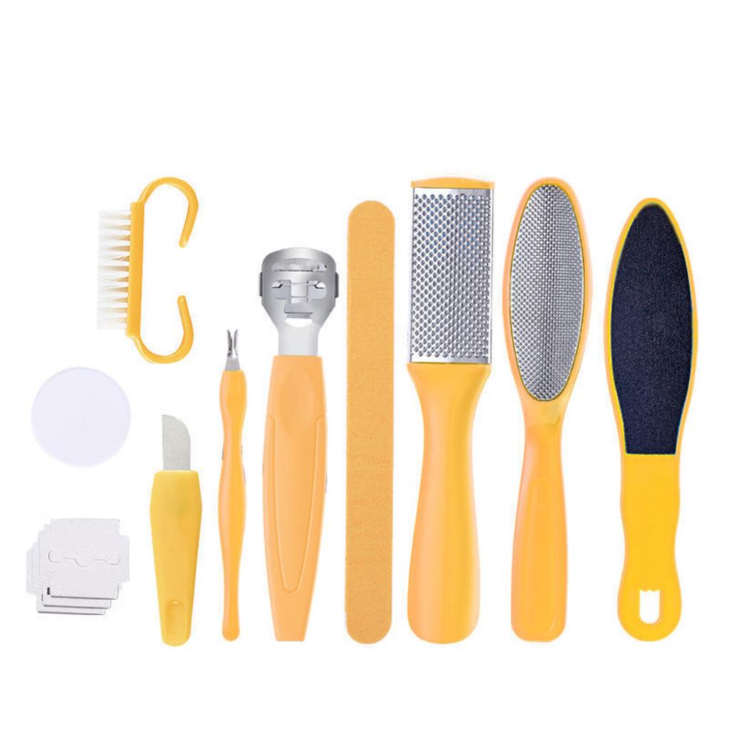 10 Piece Set Of Household Foot Scraper For Removing Dead Skin And Rubbing Foot Plates