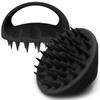 Ithyes Scalp Massage Brush Shampoo Brush Scalp Brush Head Spa Hand Pro Scalp Brush Head Massage 1 Piece Men's Women's (Black)