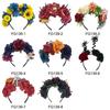 Day of the Dead Mexican Flower Crown Halloween Mexican Hair Accessories  for Women