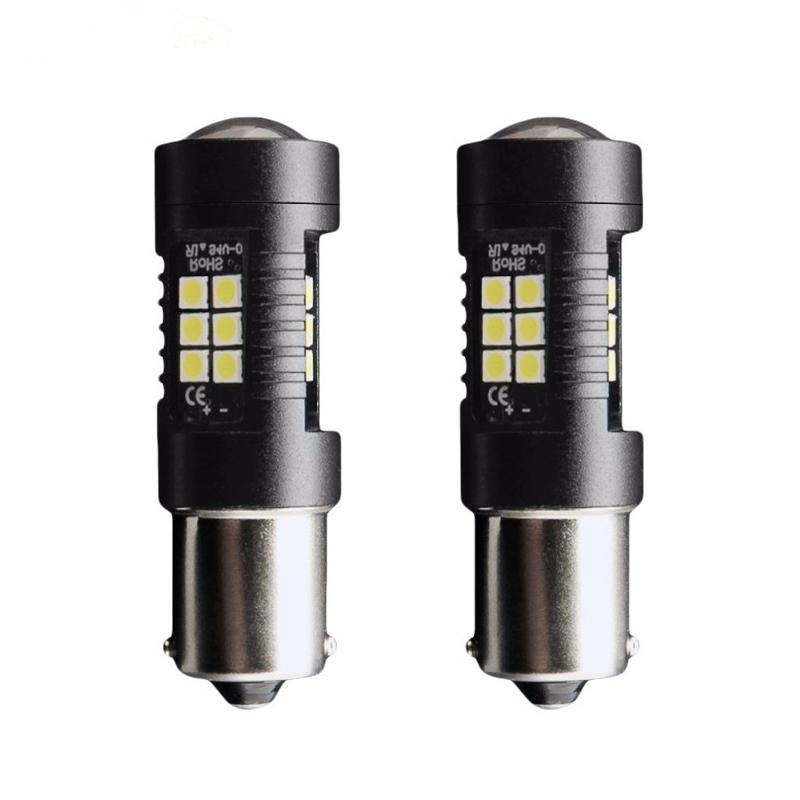 Автомобильный светильник 1156 LED BA15S P21W LED BAU15S PY21W BAY15D 1157 P21/5W R5W 21 SMD 3030 Автомобильные лампы накаливания Светодиодные 12 В - 24 В