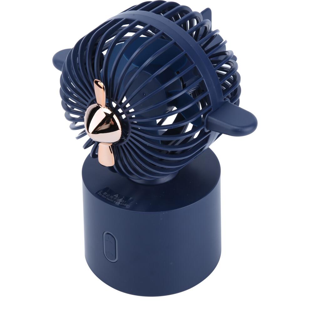 Folding Desk Fan With Digital Display, USB Rechargeable Handheld Fan With Adjustable Speeds, Powerful Cooling Fan For Office Home And Outdoor Use