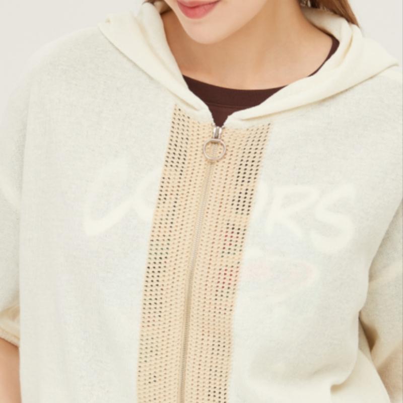 Benetton Benetton Squash Single Hooded Zip Up Knit Bakca6531