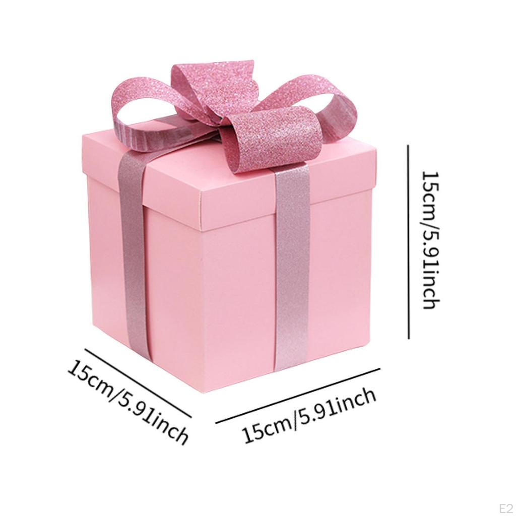 Christmas Gift Boxes Decorations Decorative Xmas Box Ornaments for Wrap