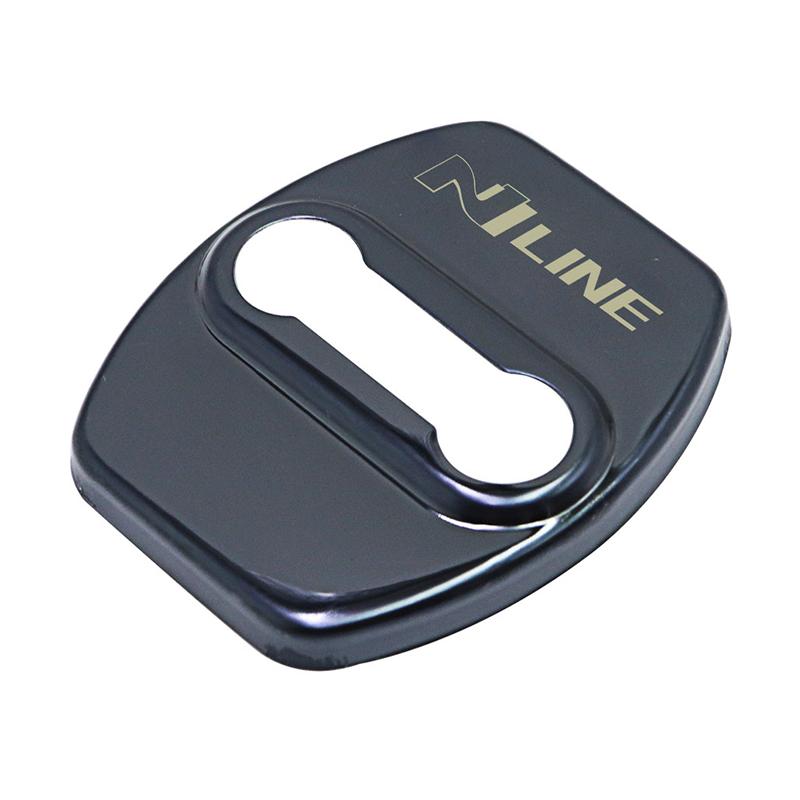 Дверной замок из нержавеющей стали, автомобильные аксессуары для Hyundai nline tucson kona sonata veloster i30 i20 n elantra Car