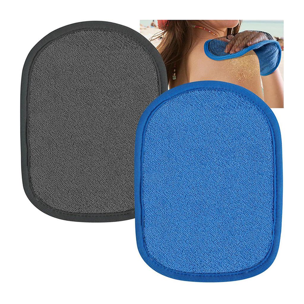 Soft Corals Fleece Sands Removing Glove Gentle Skin Friendly Sands Brush Glove for Beachgoers Quick Drying