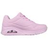 Skechers Uno Кожаные Модные Повседневные Низкие Кроссовки Lifestyle Женские Розовые 177125-LAV