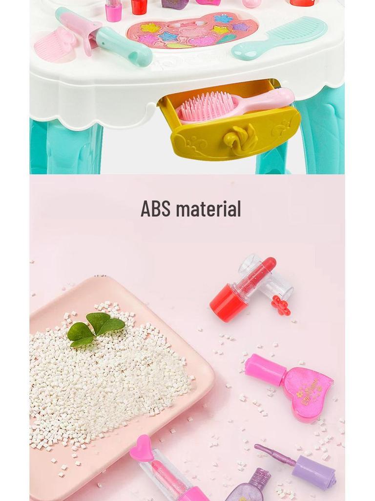 Набор туалетного столика и стула для принцессы для детей: Игровой набор для макияжа и подарок на день рождения