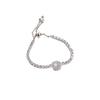 Popular ultra-shiny zircon bracelet for women, versatile and high-end, new Chinese style vintage butterfly jewelry