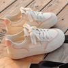 Little White Shoes Women's Autumn New Mesh Breathable Board Shoes Platform Versatile Casual Shoes