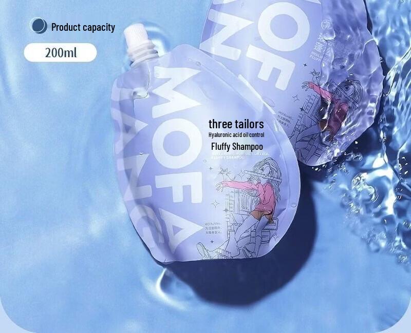 Three Hair Wizards Hyaluronic Acid Volumizing Shampoo