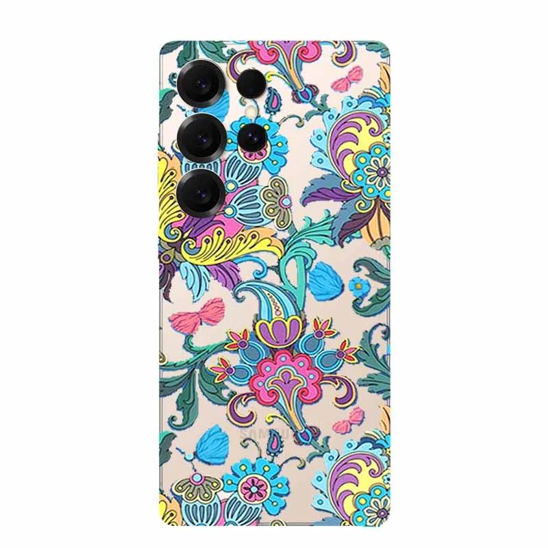 Clear Case For Samsung S25 Ultra 5G Case Clear Back Cover Animal Painting Soft Bumper For Galaxy S25Ultra Transparent Soft Funda