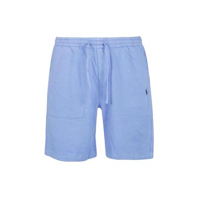 Polo SS22 Однотонные хлопковые шорты на шнуровке для повседневной носки Мужские шорты Синий 710704271012HARBOR